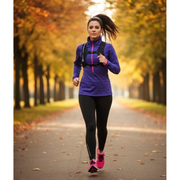 NIKE PRO DRI-FIT Purple and Neon Pink Pullover with Quarter Zip Sz Small - Picture 1 of 8